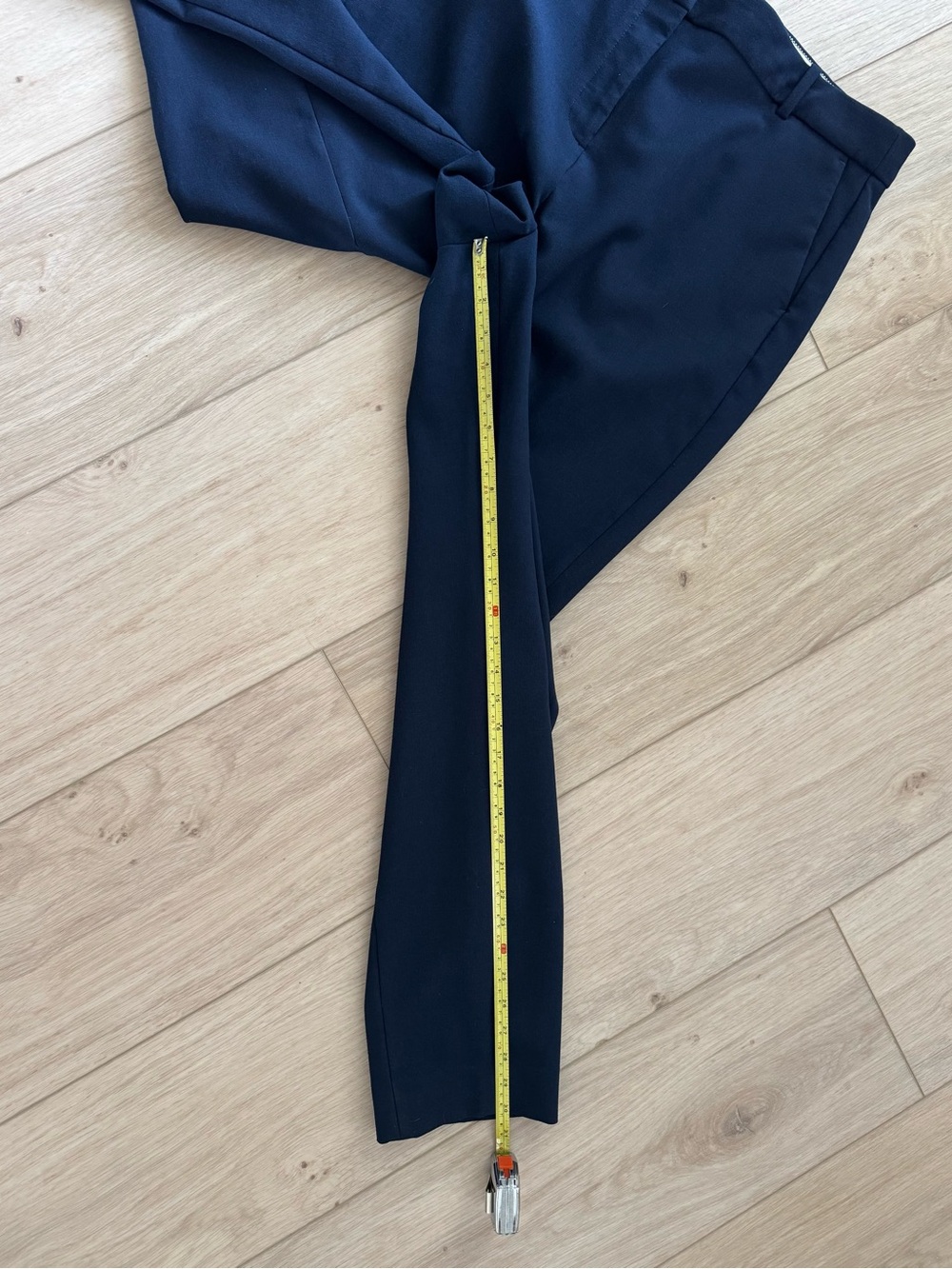J. Crew Women’s Navy Blue Cameron Slim Cropped Pants 16 Tall Carreman Fabric - Picture 13 of 16